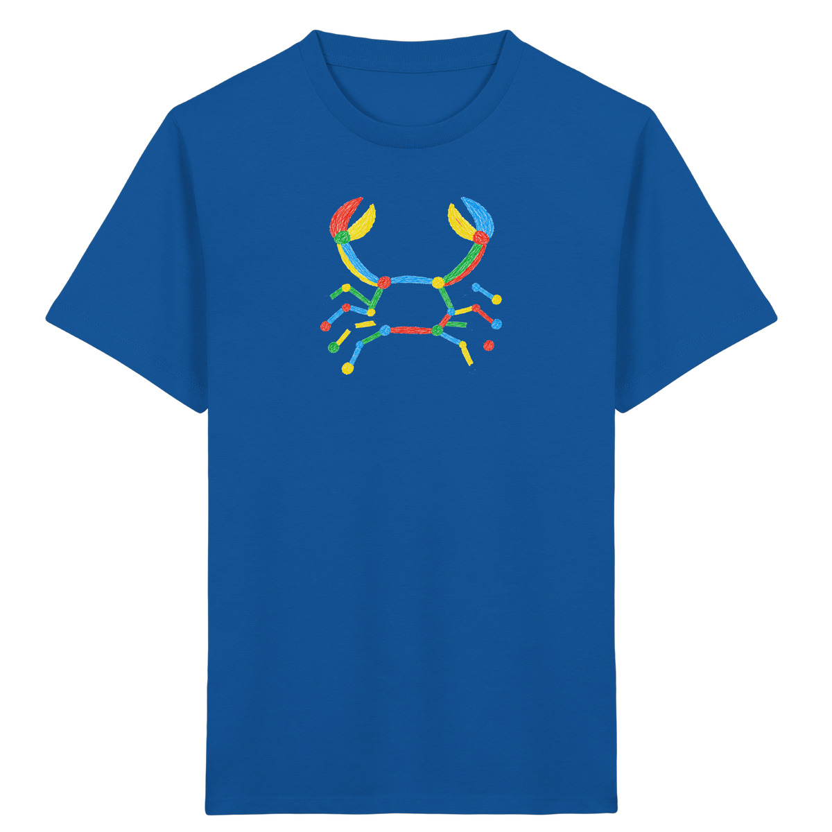 Bunte Farbpunkt Krabbe - Kinder Bio T-Shirt