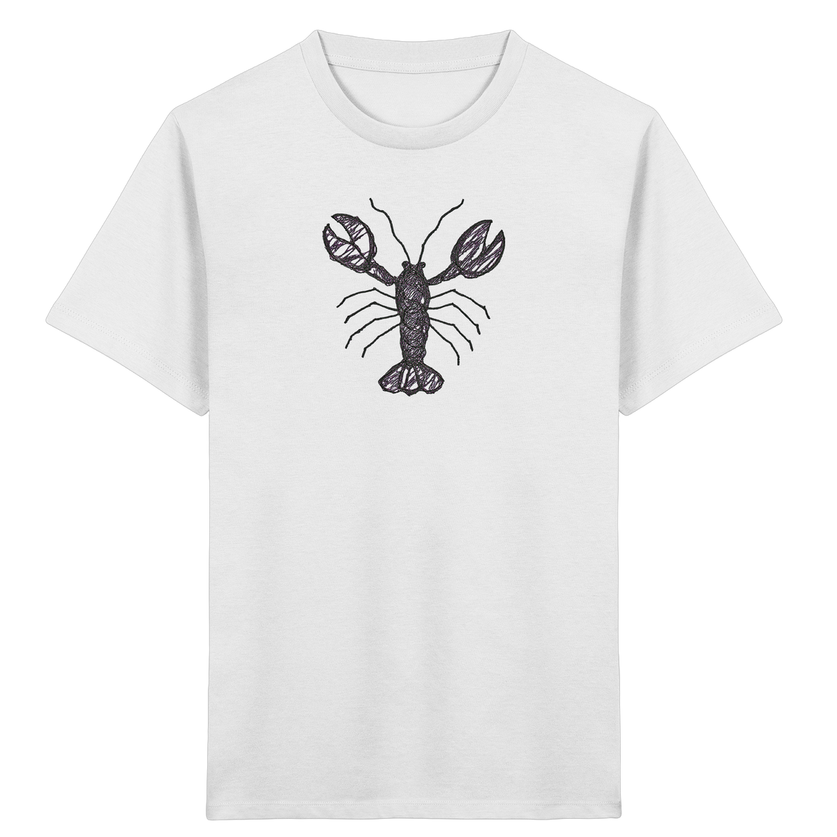 Hummer von oben gezeichnet - Kinder Bio T-Shirt