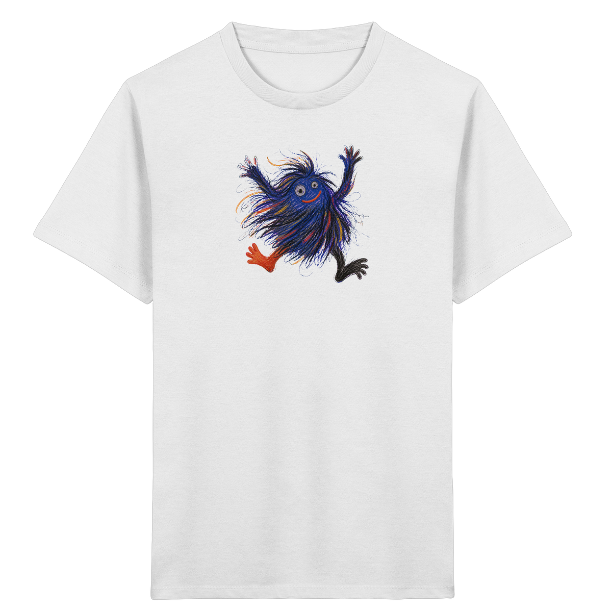 Wackelwuschel tanzt fröhlich - Kinder Bio T-Shirt