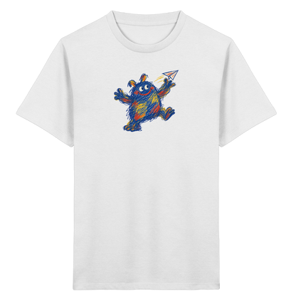 Papierfliegerwerfer Kritzelmonster Kinder Shirt - Kinder Bio T-Shirt