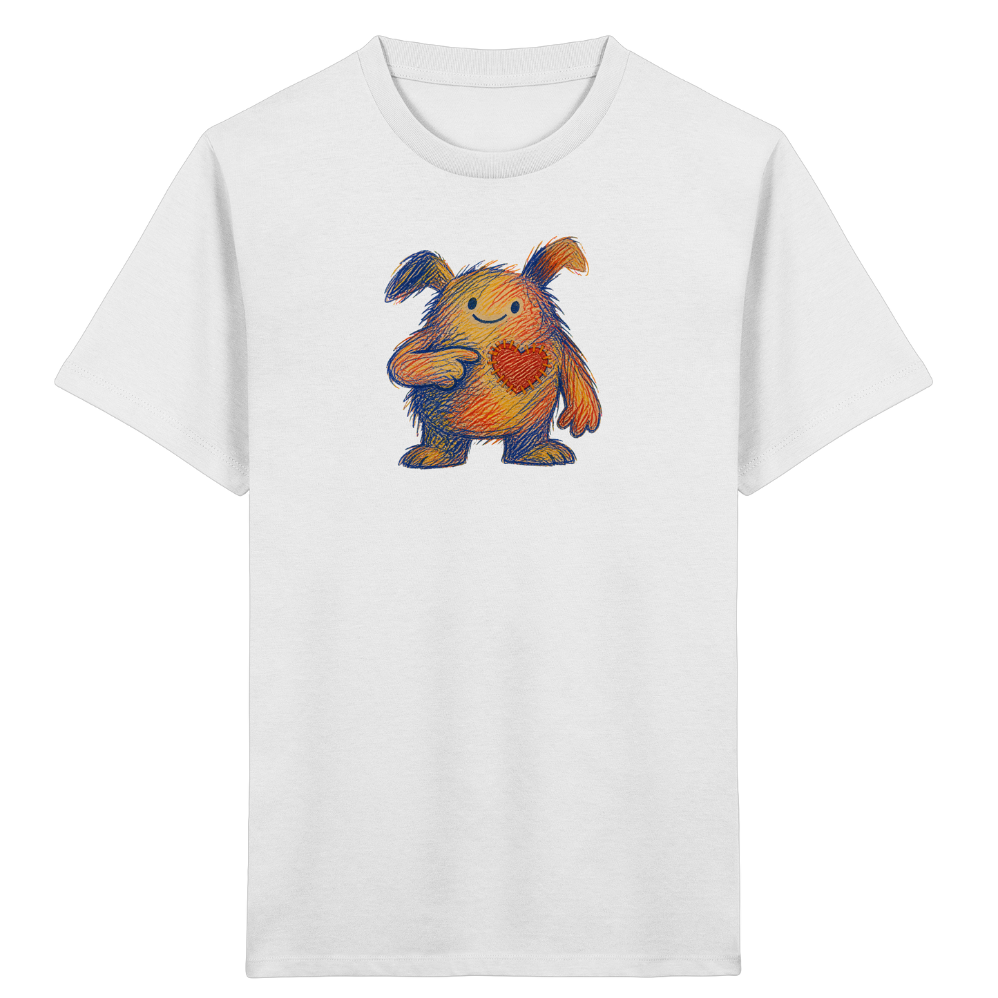 Flickenfreund Monster Kinder Shirt - Kinder Bio T-Shirt