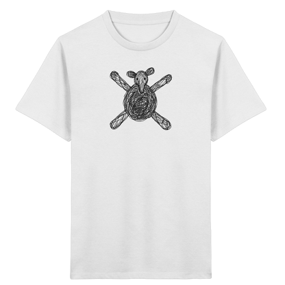 Tapir von oben gezeichnet - Kinder Bio T-Shirt