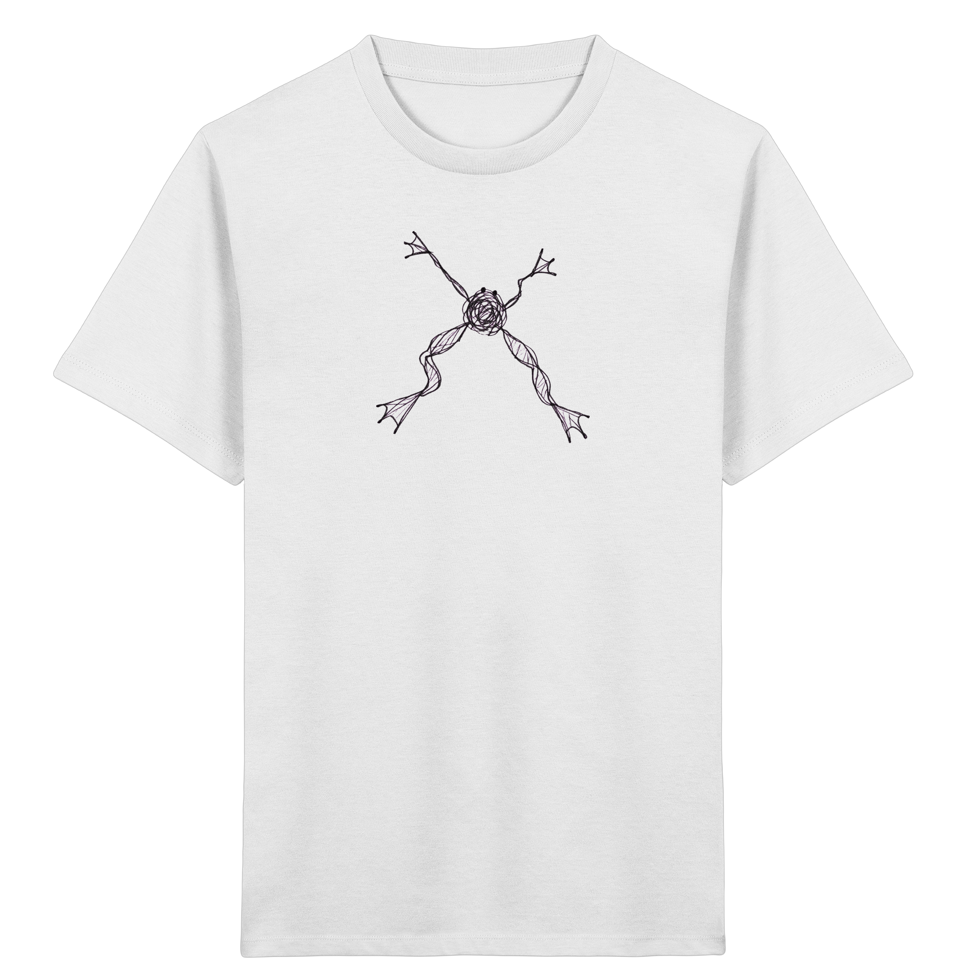 Kinder T-Shirt – Frosch von oben schwimmend