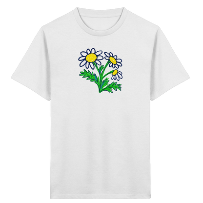 Kritzel-Kamille Kinder T-Shirt - Kinder Bio T-Shirt