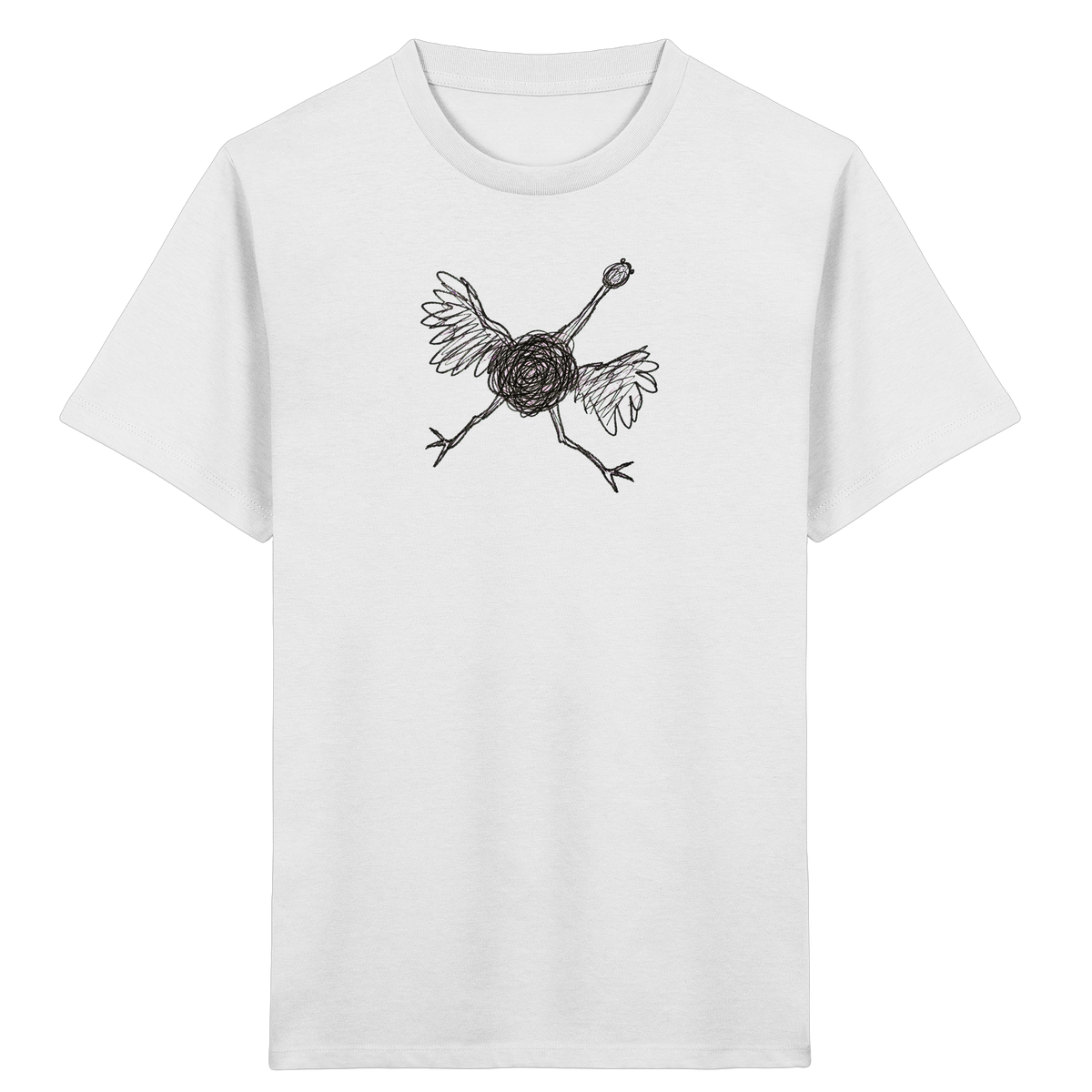Strauß von oben - Kinder Bio T-Shirt