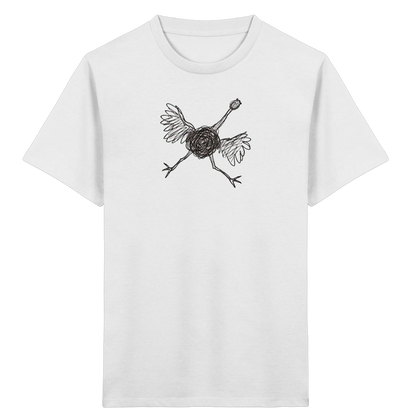 Strauß von oben - Kinder Bio T-Shirt