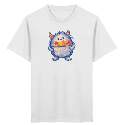 Kleines Monster mit Sternentasche - Kinder Bio T-Shirt