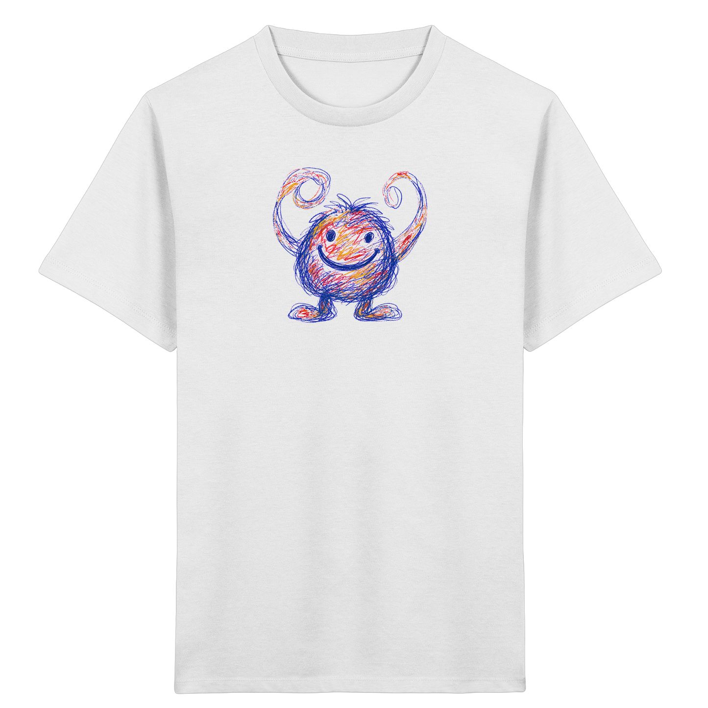 Nudelarme Kritzelmonster Shirt - Kinder Bio T-Shirt
