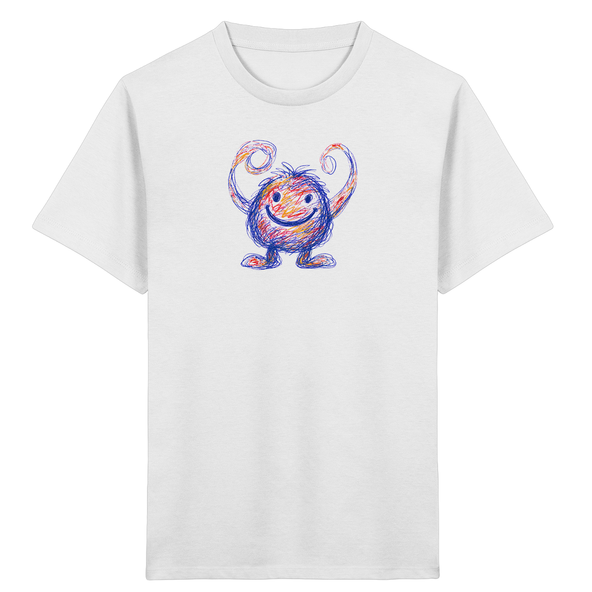 Nudelarme Kritzelmonster Shirt - Kinder Bio T-Shirt