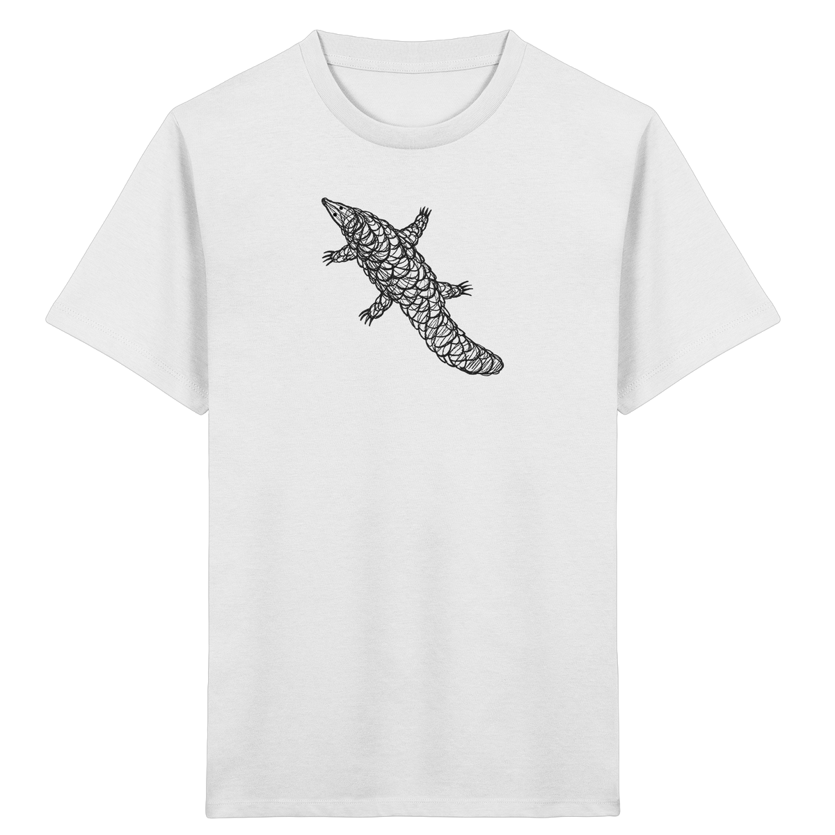Schuppentier von oben - Kinder Bio T-Shirt