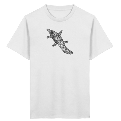 Schuppentier von oben - Kinder Bio T-Shirt