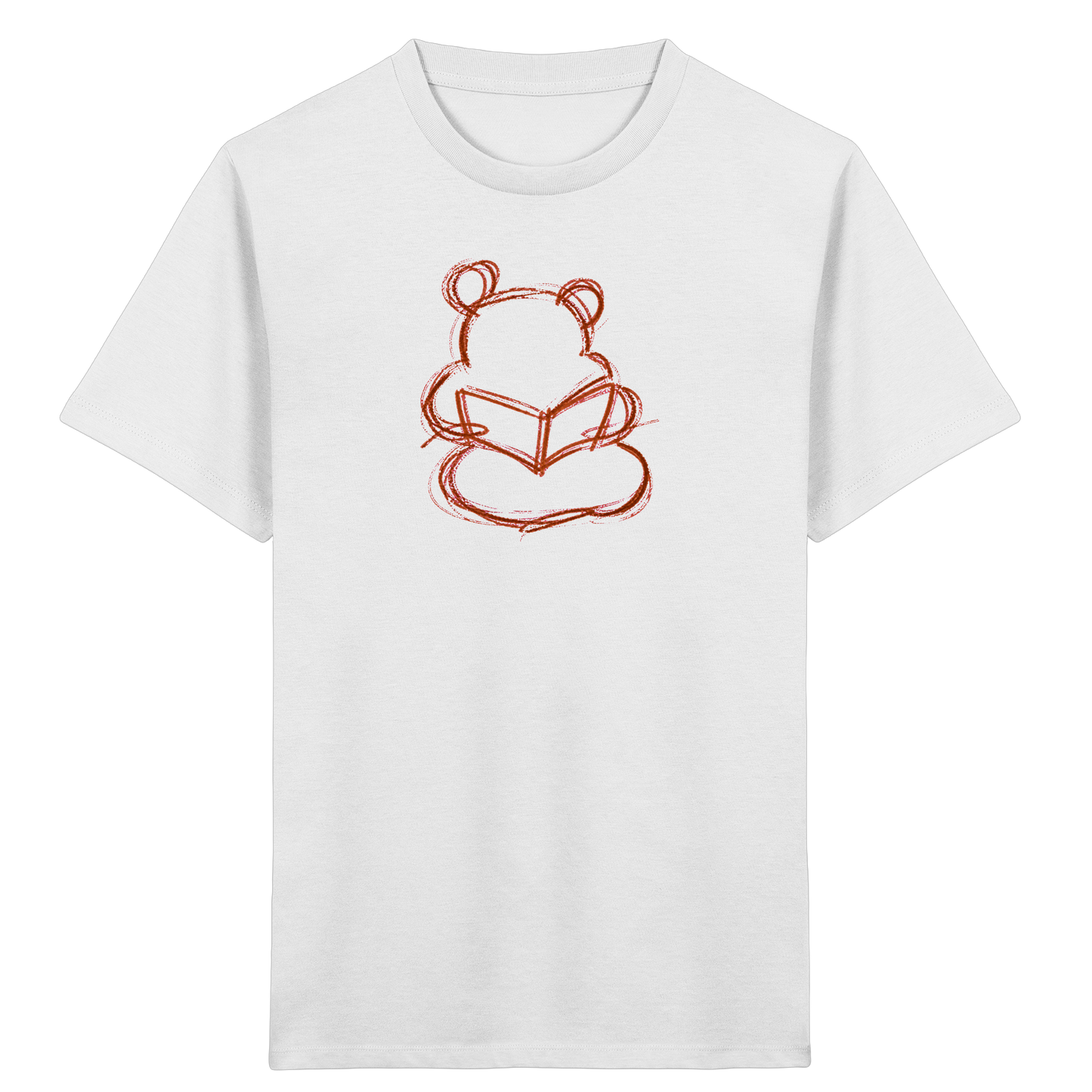 Kinder T-Shirt – Wackelbär mit offenem Buch