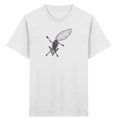 Fuchs von oben gezeichnet - Kinder Bio T-Shirt