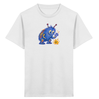 Klecksfreund Monster Kinder T-Shirt - Kinder Bio T-Shirt