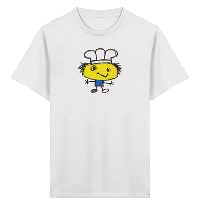 Kritzelkopf mit Kochmütze - Kinder Bio T-Shirt