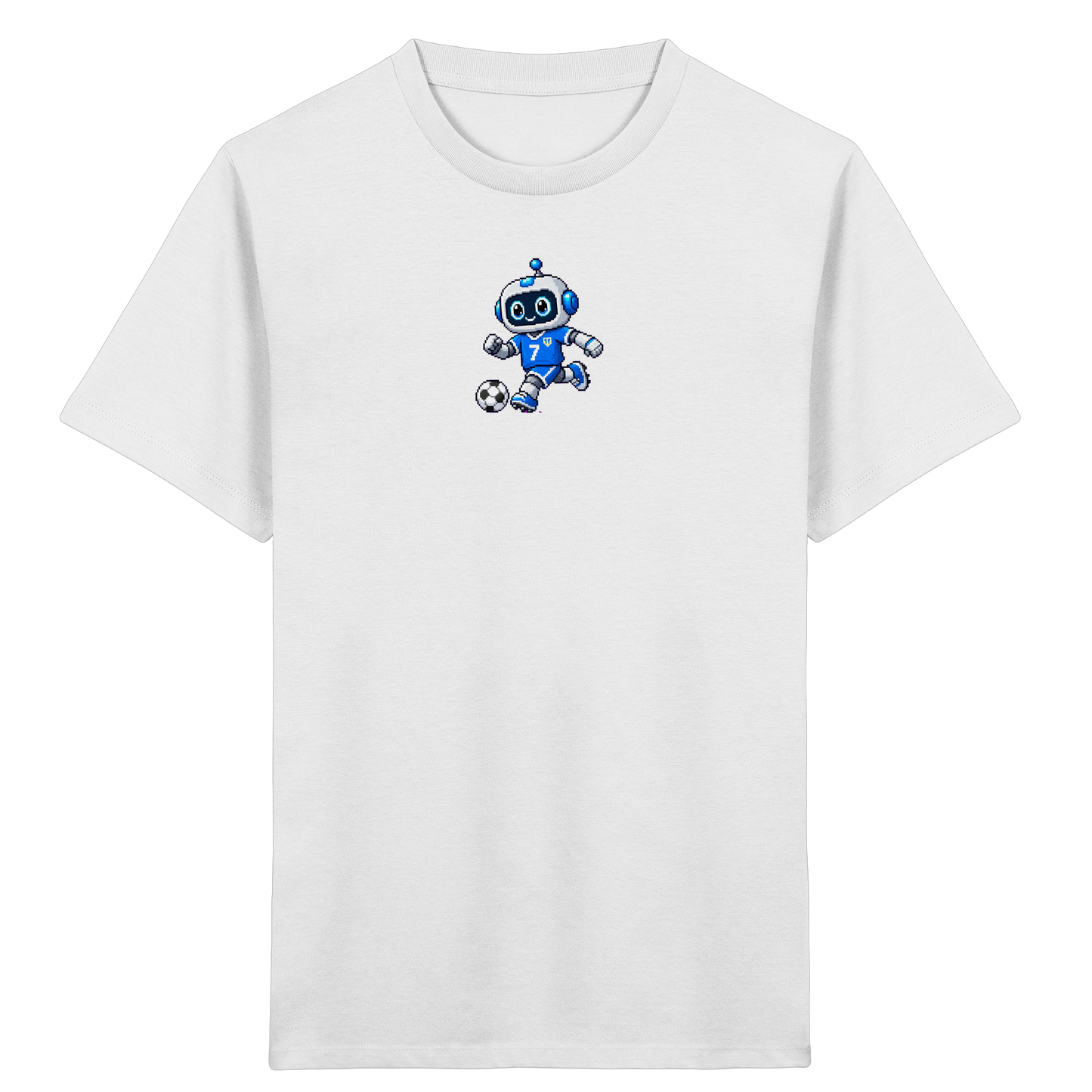 Pixel-Roboter: Retro-Shirt für kleine Technikfans - Kinder T-Shirt