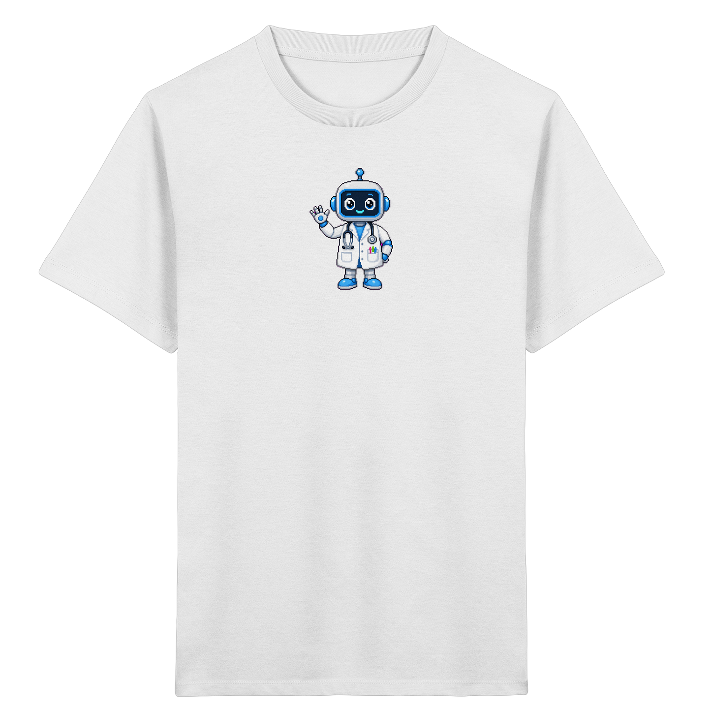 Pixel Roboter T-Shirt: Freundlich und cool - Kinder T-Shirt