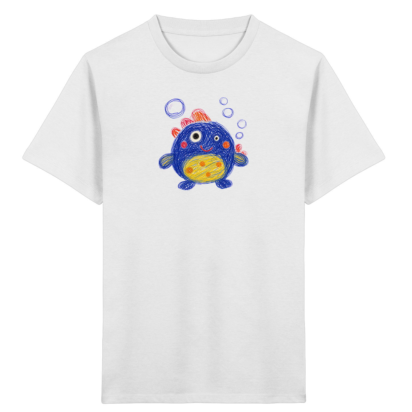 Blubberbauch Unterwasser Monster - Kinder Bio T-Shirt