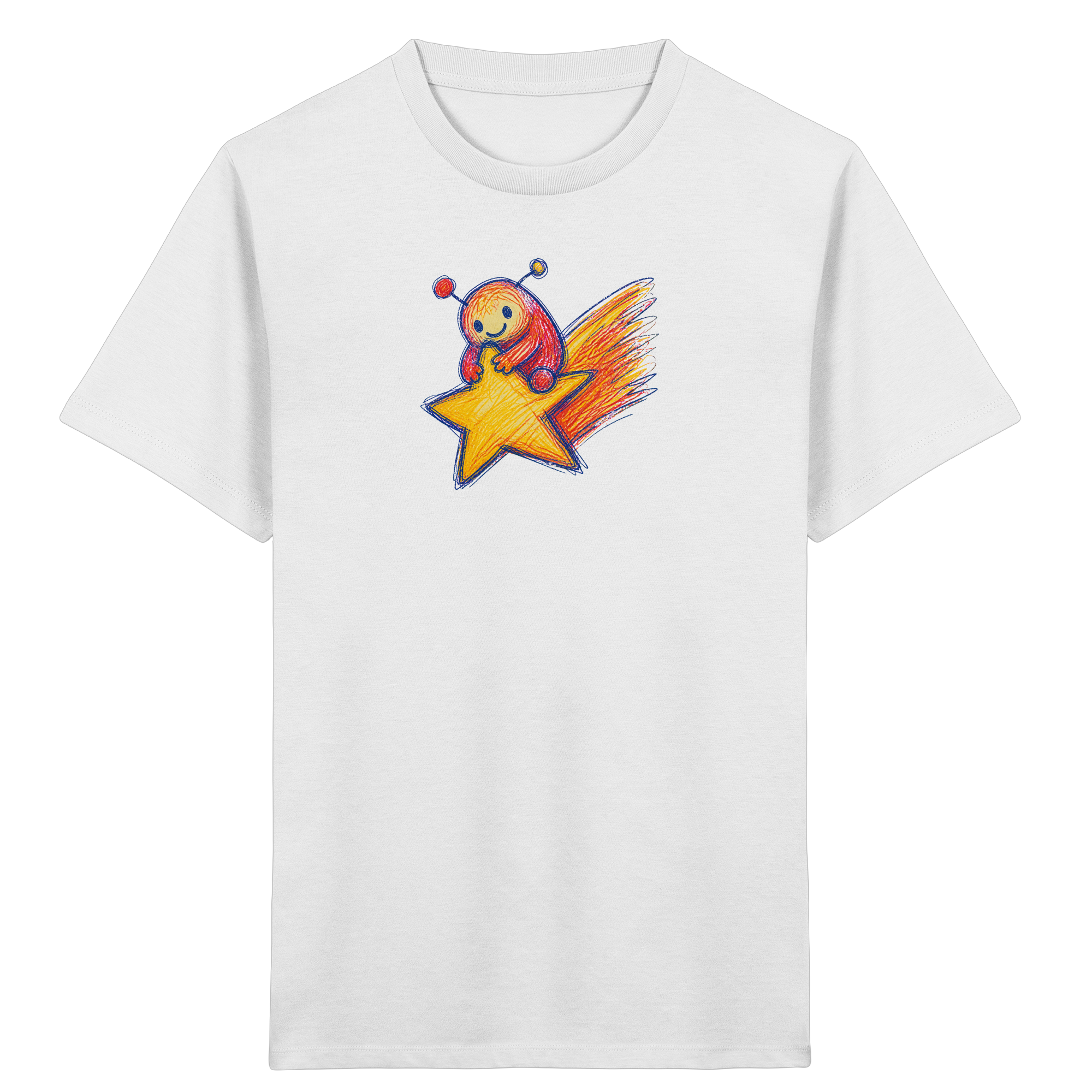 Kinder T-Shirt – Monster auf Sternschnuppe