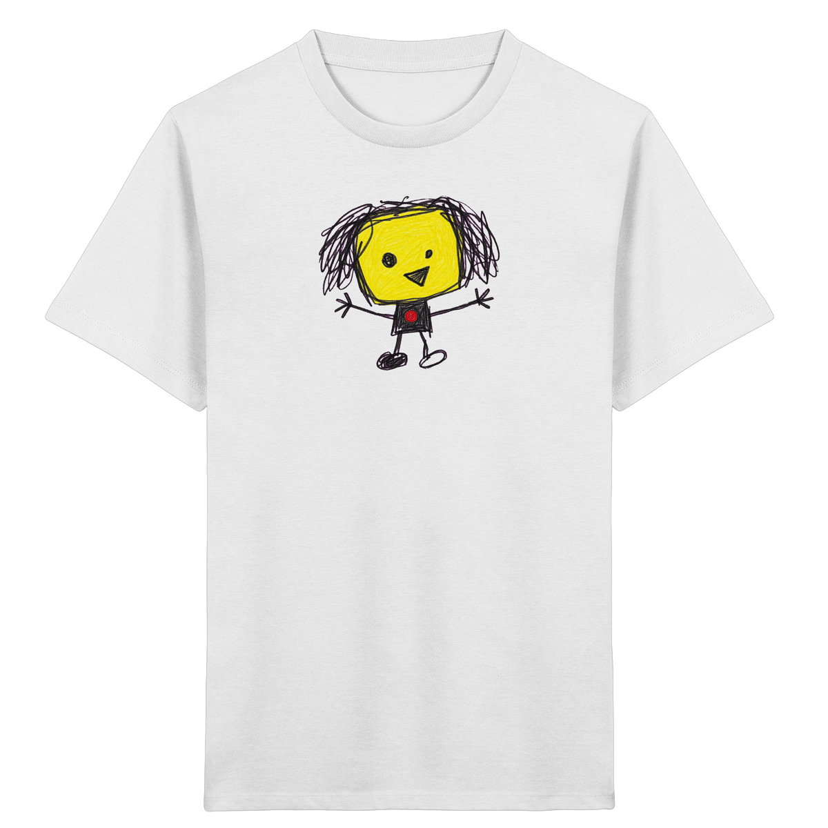 Kritzelkopf mit Wirbelhaar - Kinder Bio T-Shirt