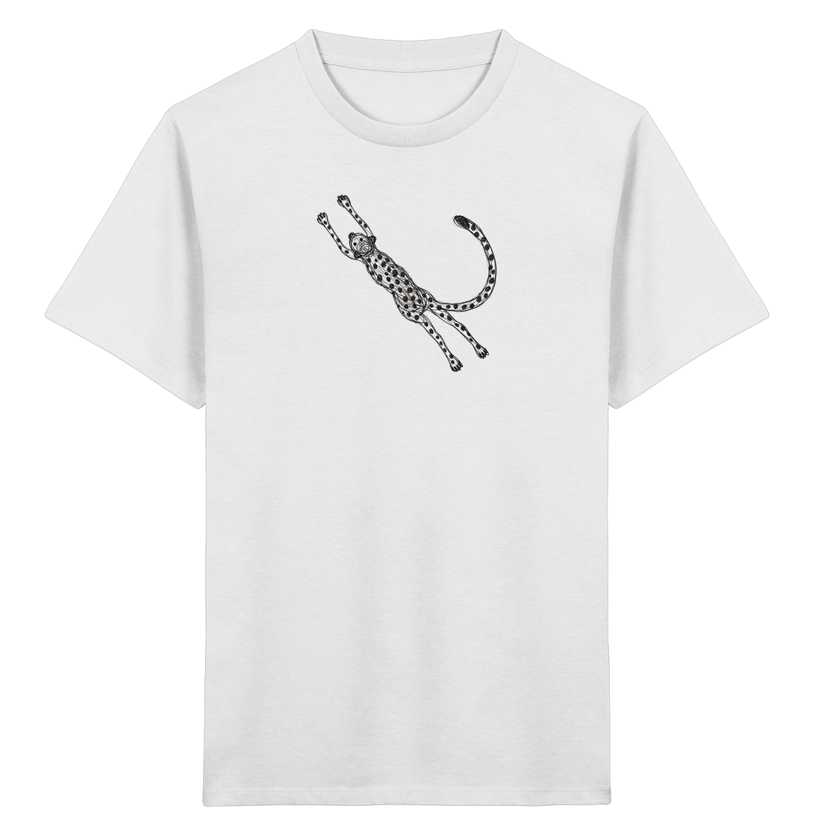 Gepard von oben - Kinder Bio T-Shirt
