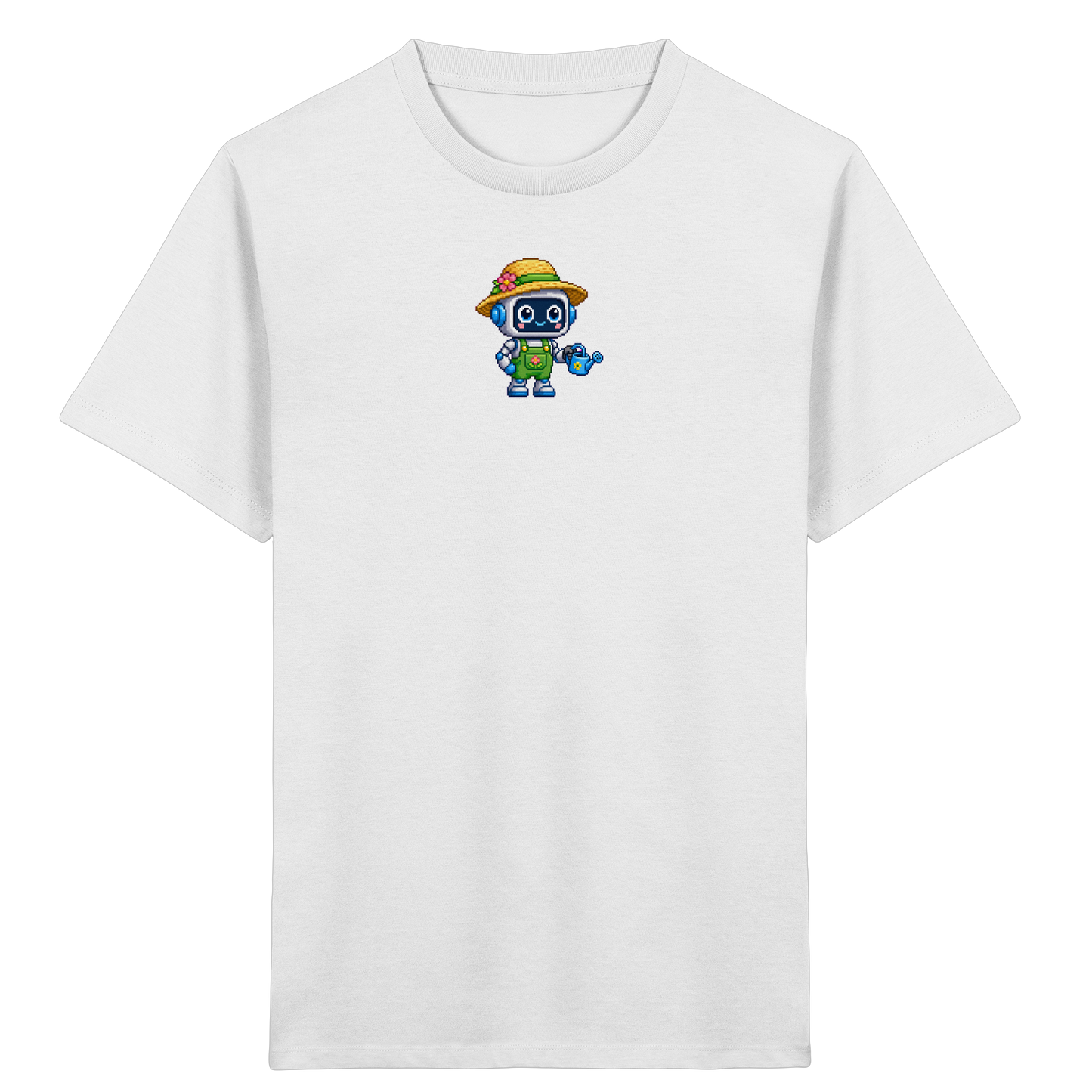 Pixel Roboter T-Shirt: Freundlicher Look - Kinder T-Shirt