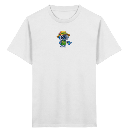 Pixel Roboter T-Shirt: Freundlicher Look - Kinder T-Shirt