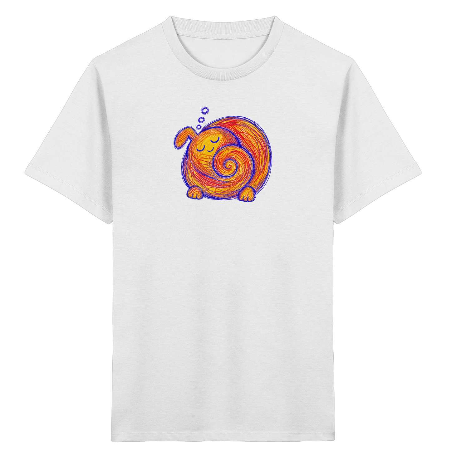 Schnarchkringel Monster Kinder Shirt - Kinder Bio T-Shirt