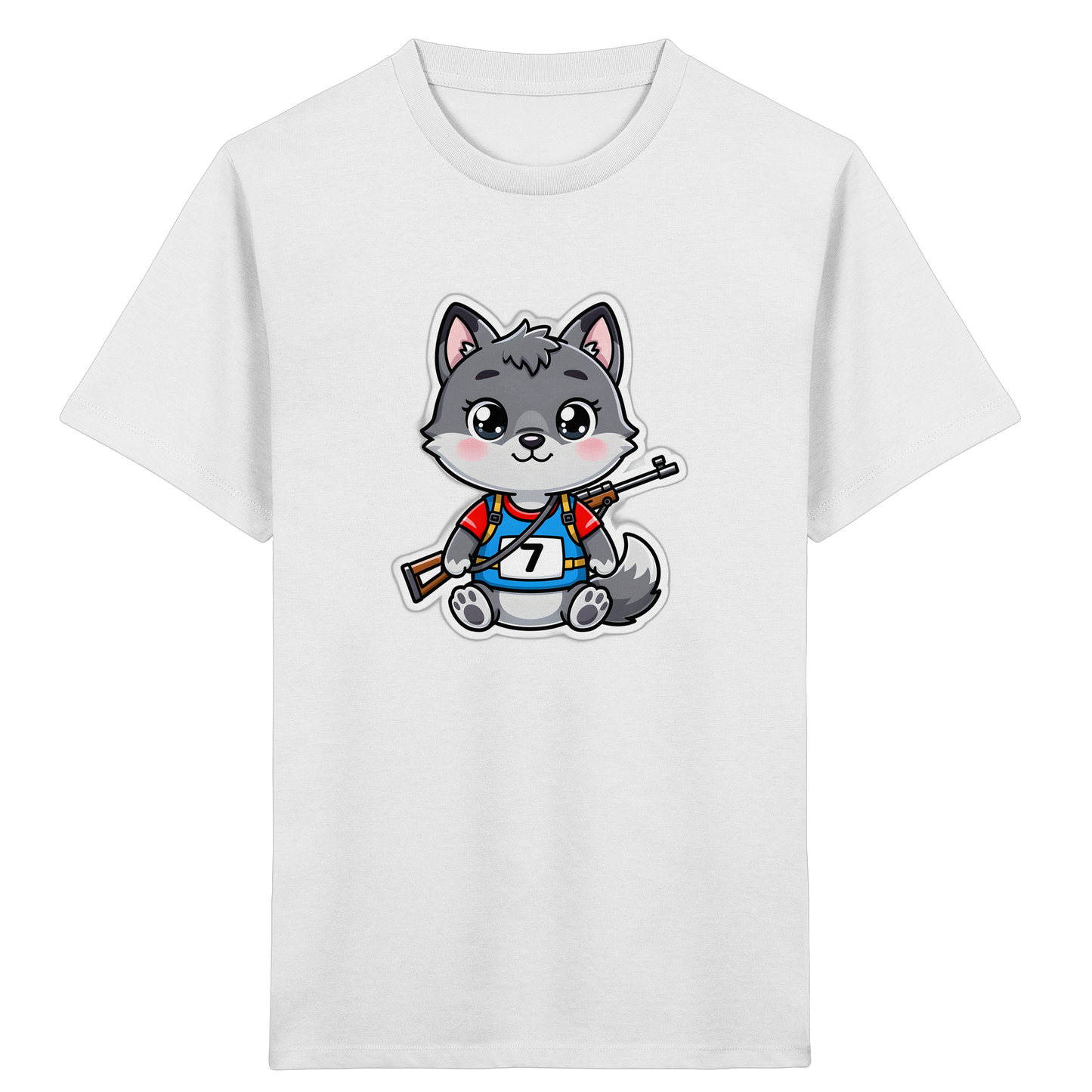 Wolf im Trikot: Cooles Kinder T-Shirt