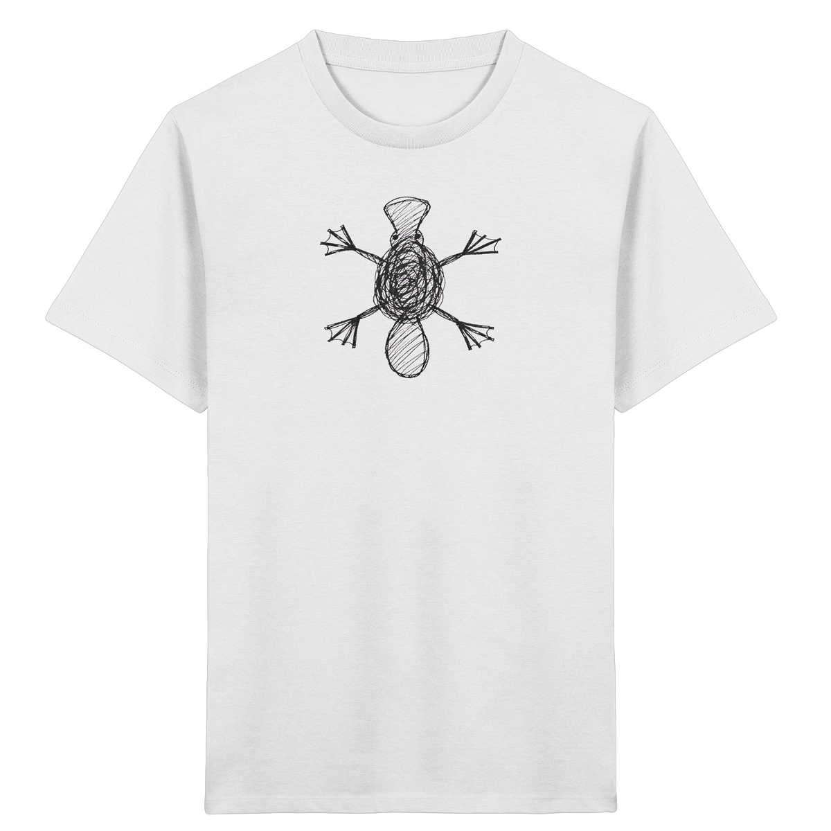 Schnabeltier von oben - Kinder Bio T-Shirt