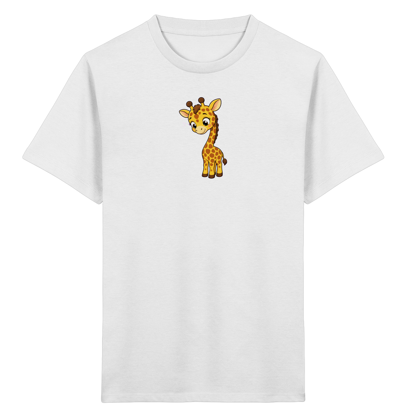Niedliche Giraffe: Fröhliches Kinder-T-Shirt - Kinder Bio T-Shirt