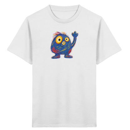 Dreiäuglein winkt fröhlich - Kinder Bio T-Shirt