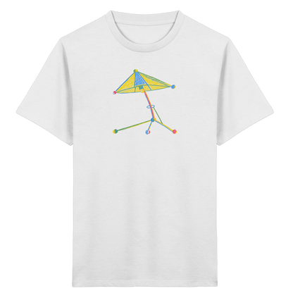 Bunte Farbpunkt Lampe - Kinder Bio T-Shirt