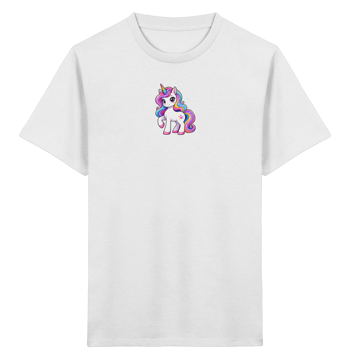 Magisches Einhorn T-Shirt mit Sternen - Kinder Bio T-Shirt