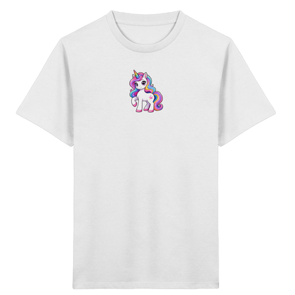 Magisches Einhorn T-Shirt mit Sternen - Kinder Bio T-Shirt