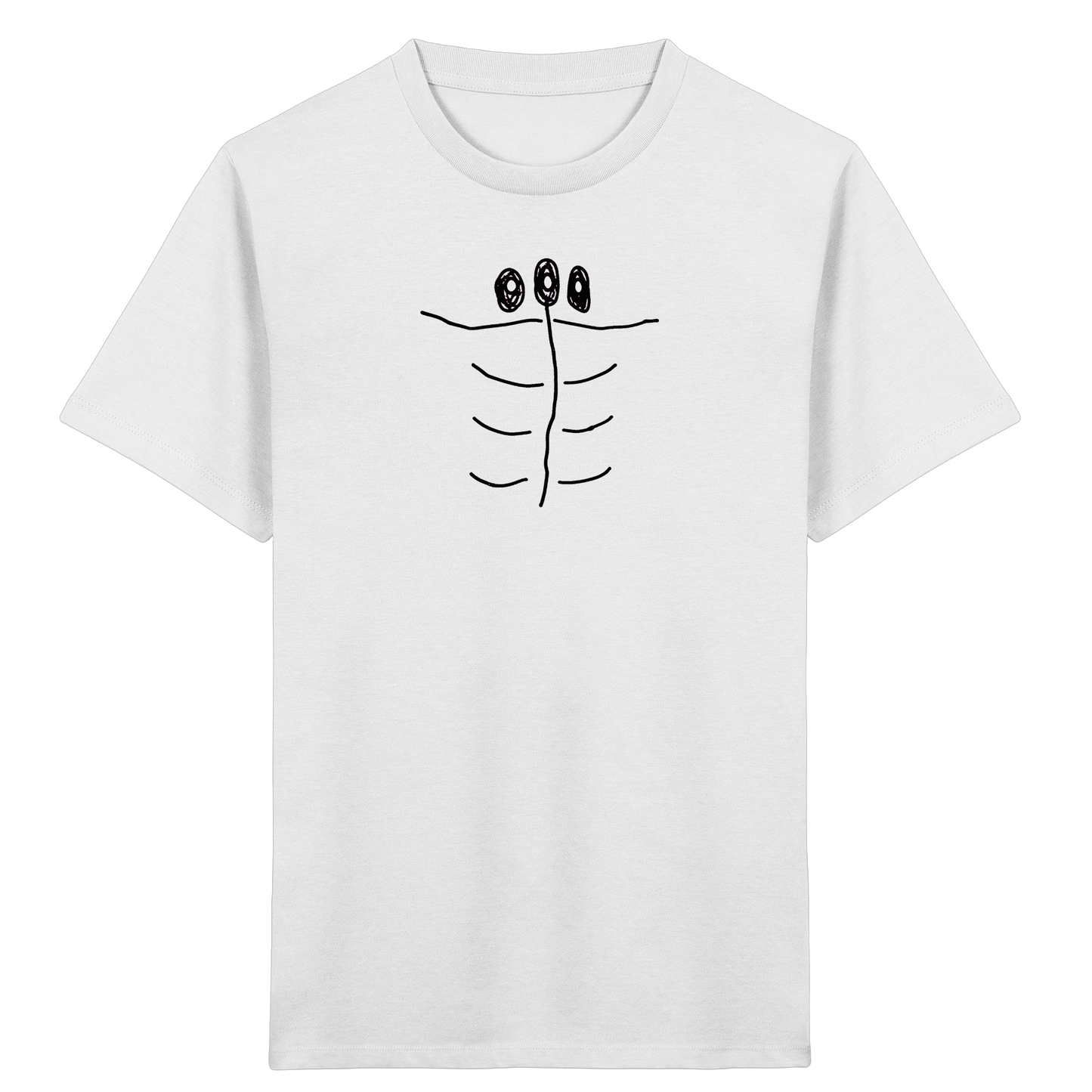 Kinder T-Shirt – Dreiaugige Stangenfigur für Kinder
