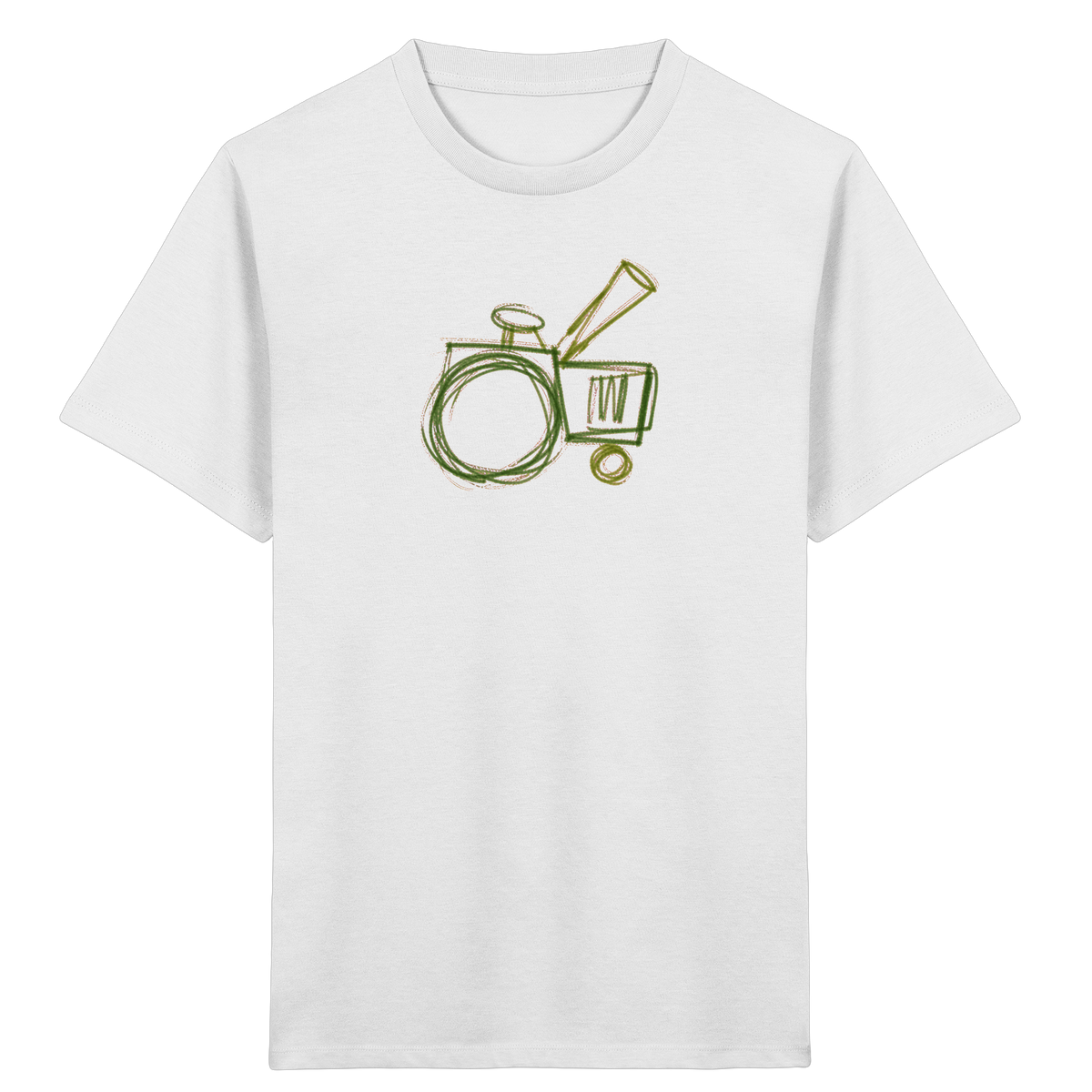 Wackeltraktor mit Schultüte - Kinder Bio T-Shirt