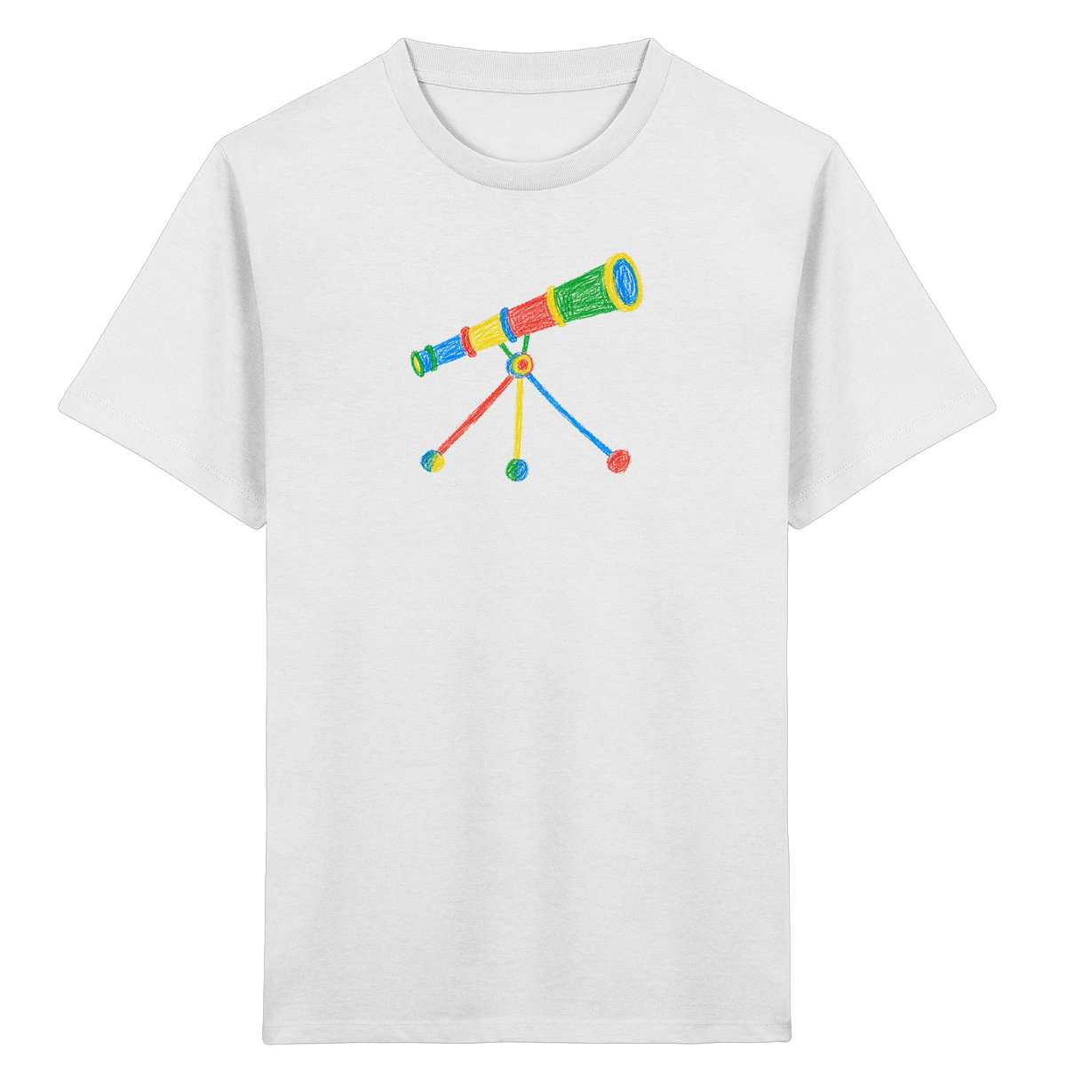Farbpunkt Teleskop für Kinder - Kinder Bio T-Shirt