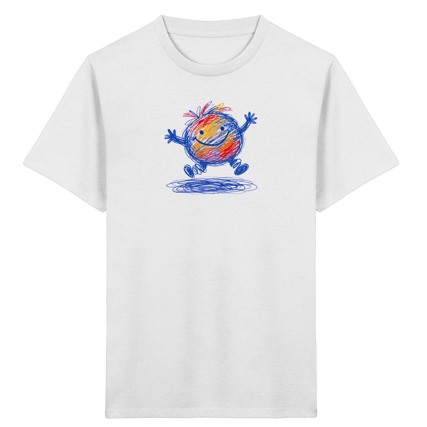 Pfützenhüpfer Kritzelmonster Kinder Shirt - Kinder Bio T-Shirt