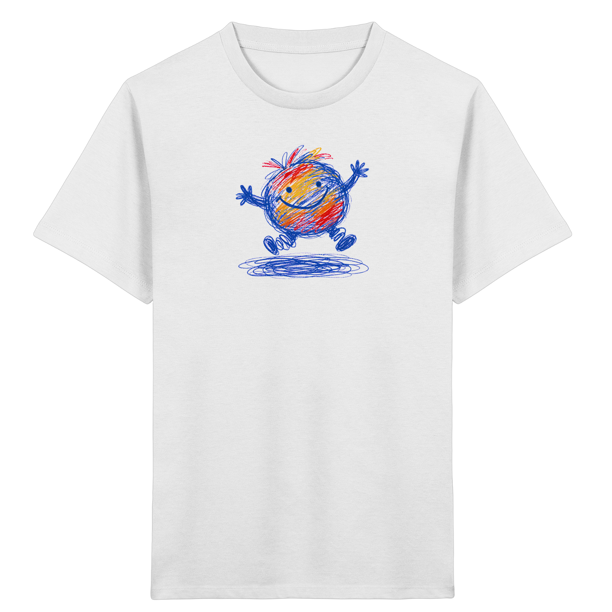 Pfützenhüpfer Kritzelmonster Kinder Shirt - Kinder Bio T-Shirt