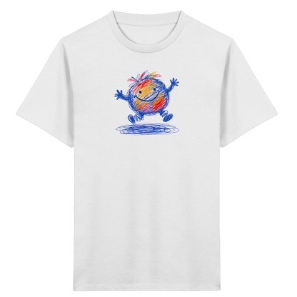 Pfützenhüpfer Kritzelmonster Kinder Shirt - Kinder Bio T-Shirt