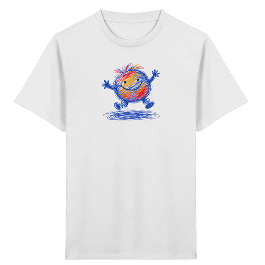 Pfützenhüpfer Kritzelmonster Kinder Shirt - Kinder Bio T-Shirt