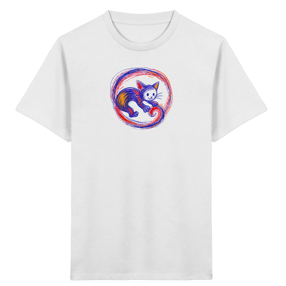 Kringelschwanz Monster Kinder T-Shirt - Kinder Bio T-Shirt
