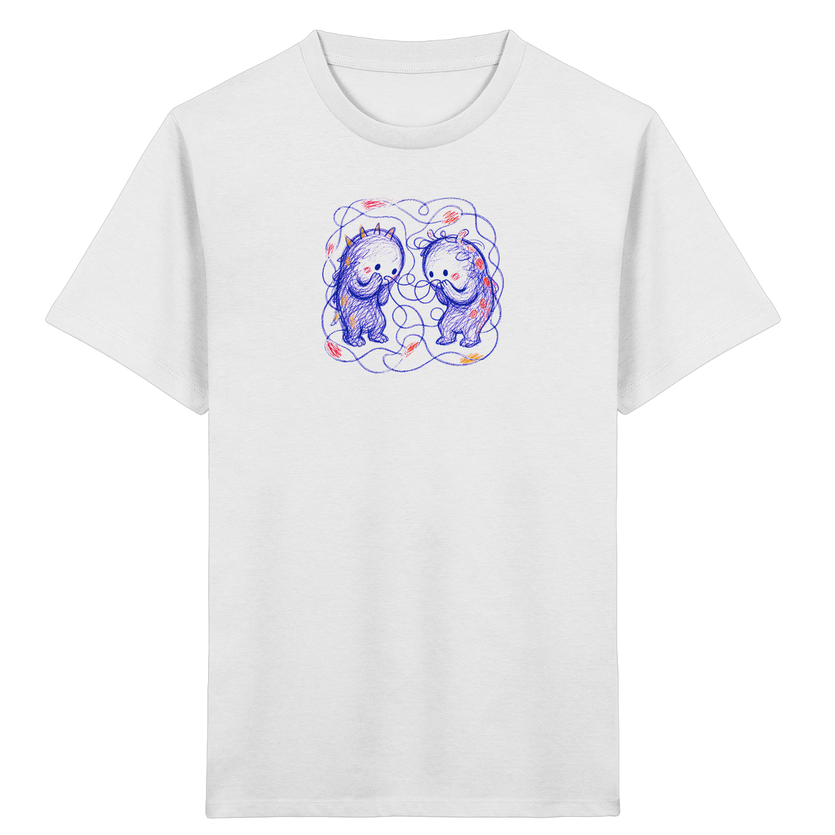 Leiseflüsterer Monster Kinder Shirt - Kinder Bio T-Shirt
