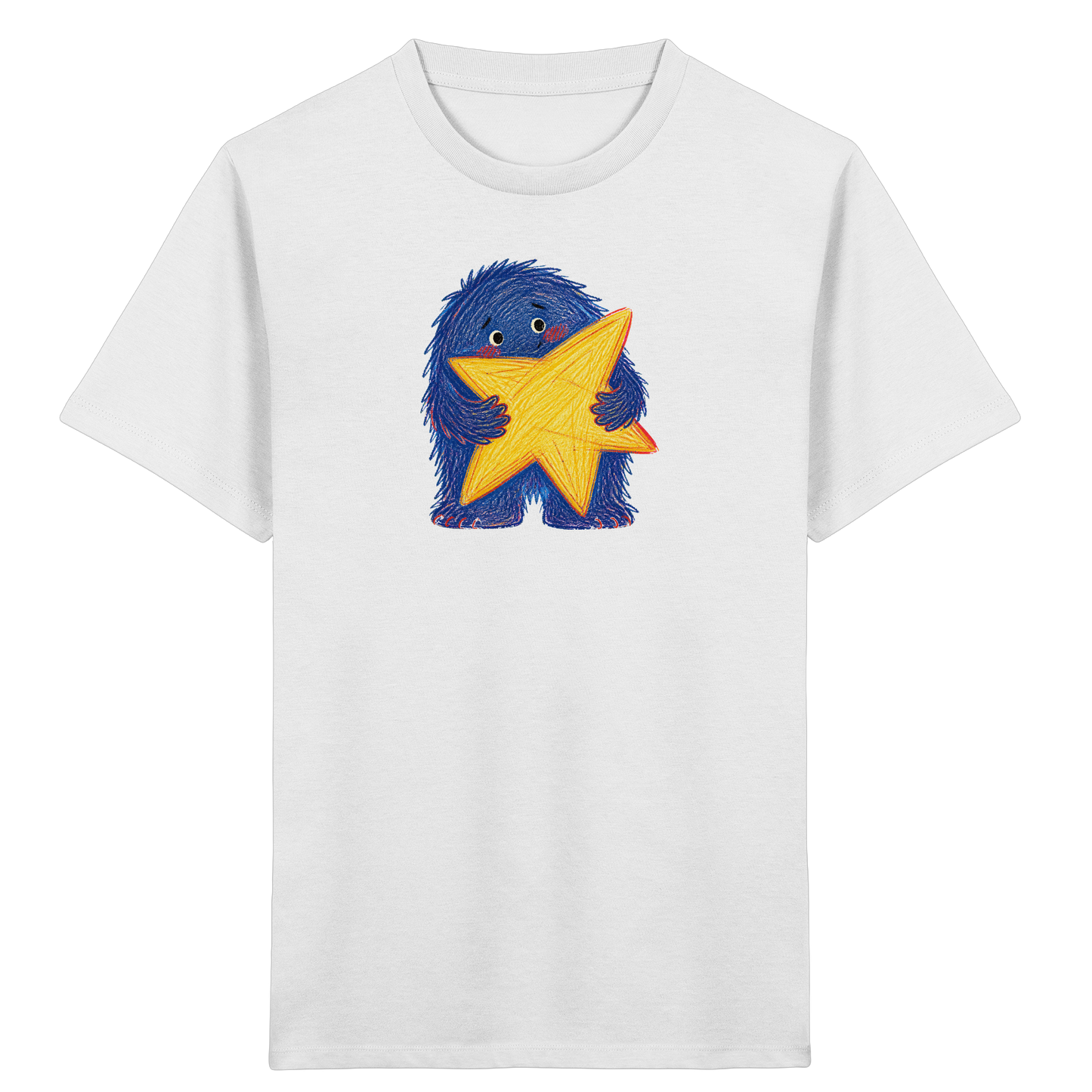 Sternensammler Monster Kinder Shirt - Kinder Bio T-Shirt