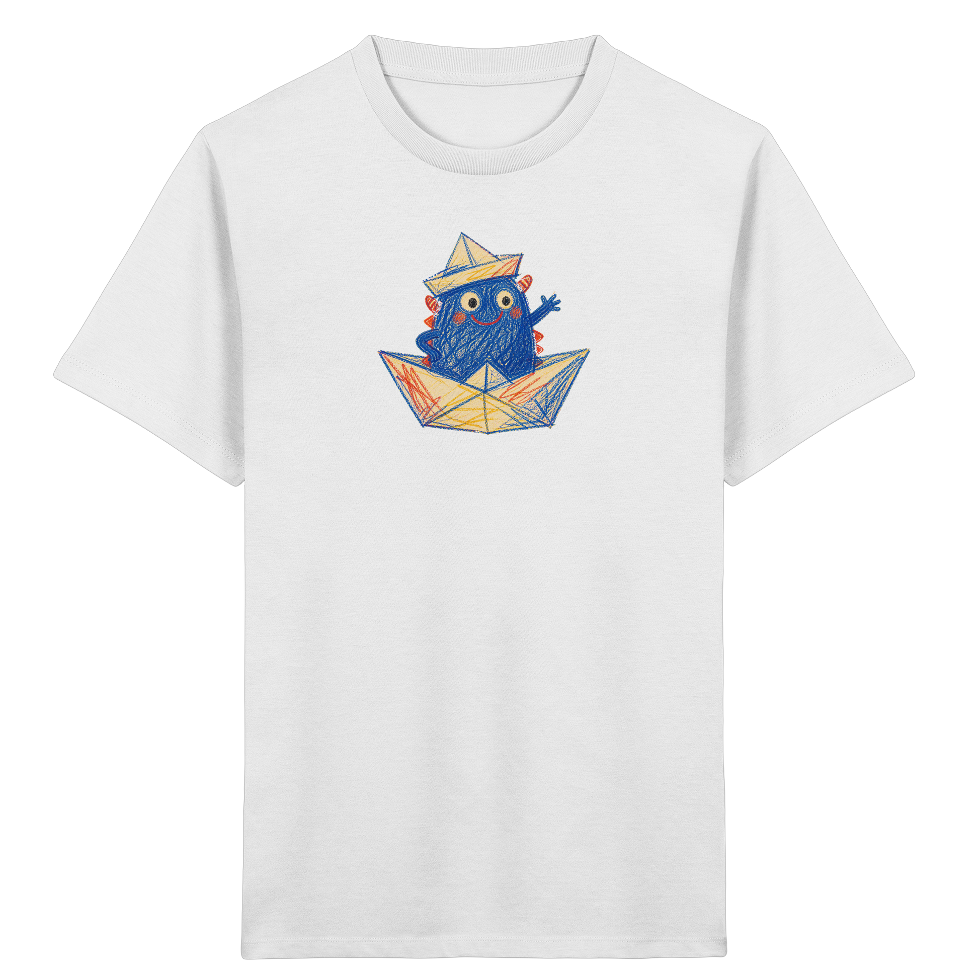 Kleiner Kapitän Monster - Kinder Bio T-Shirt