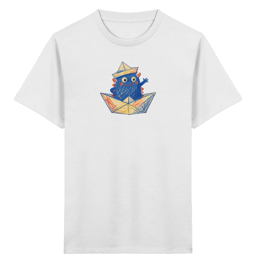 Kleiner Kapitän Monster - Kinder Bio T-Shirt