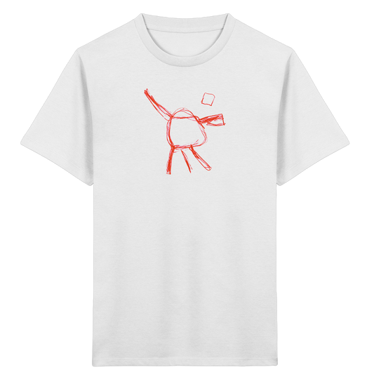 Orange Wackelfigur für Kinder - Kinder Bio T-Shirt