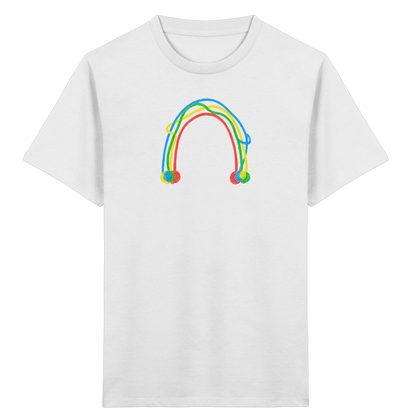 Farbpunkt Regenbogen Kinder Shirt - Kinder Bio T-Shirt