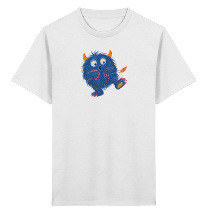 Kitzelzottel lacht im Federkitzel - Kinder Bio T-Shirt